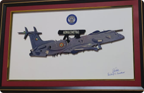 Handmade DRDO AEW&C NETRA Eye in the Sky model